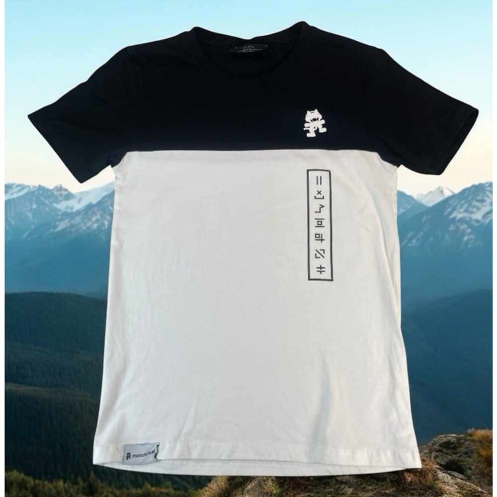 Monstercat T-Shirt Men’s Size Small Black White EDM Streetwear